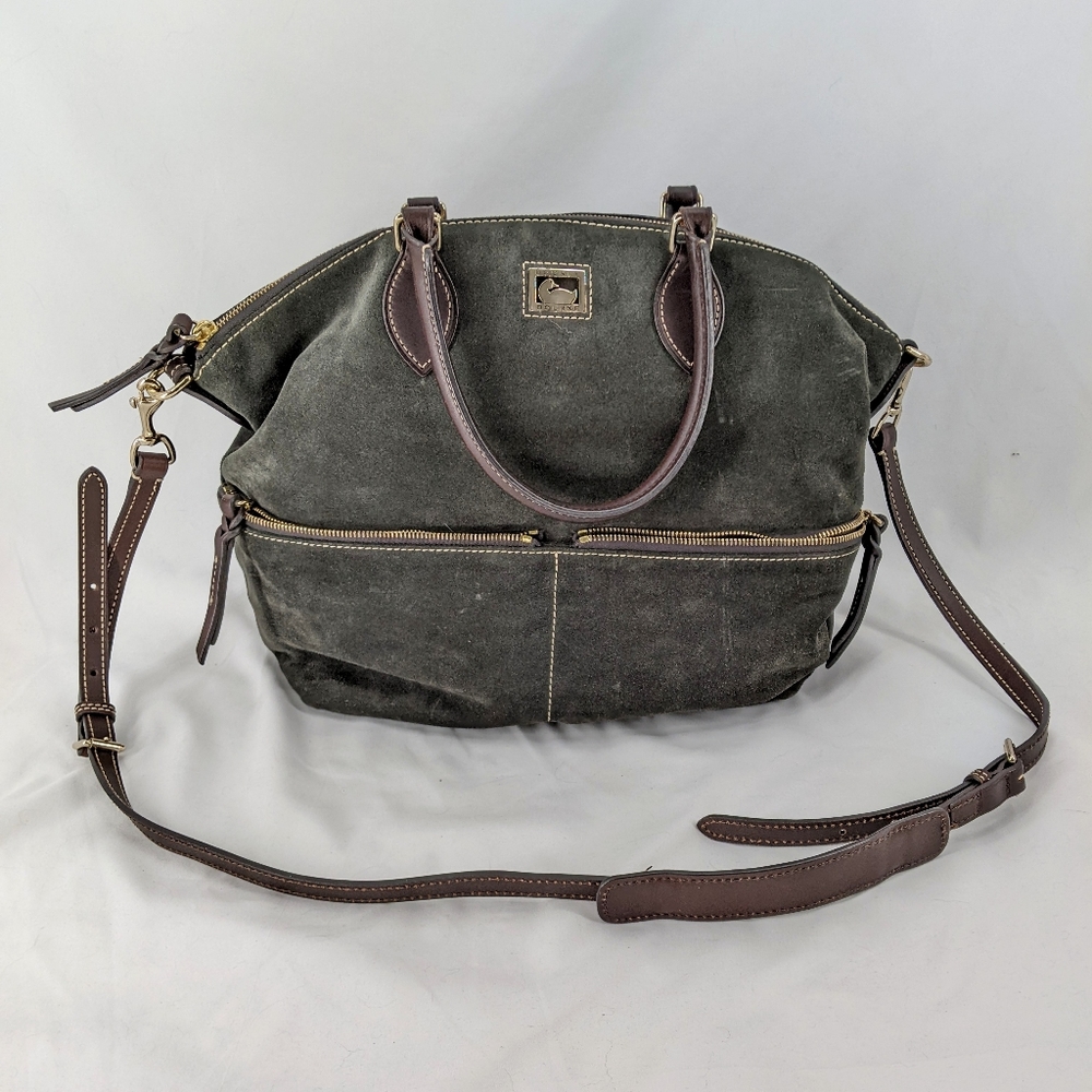 Dooney and Bourke Grey Satchel Tote Bag